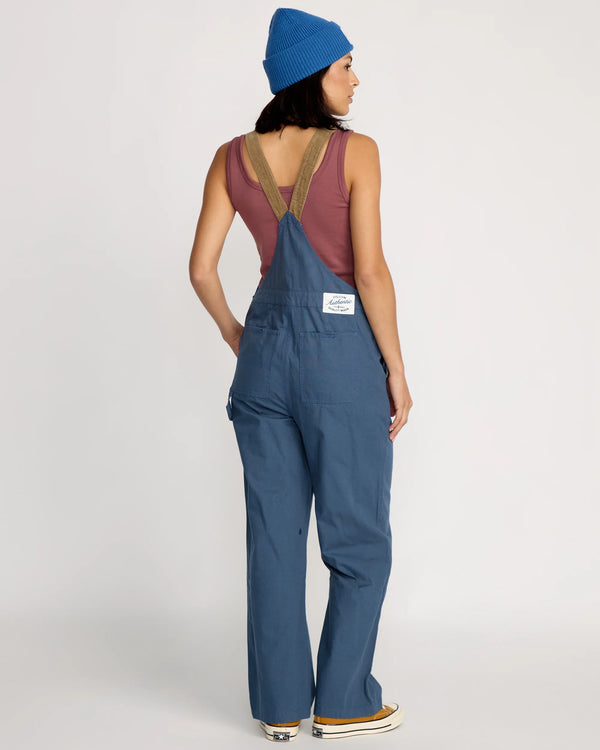 Volcom Full Cut Ladies Overalls - Harbour Blue