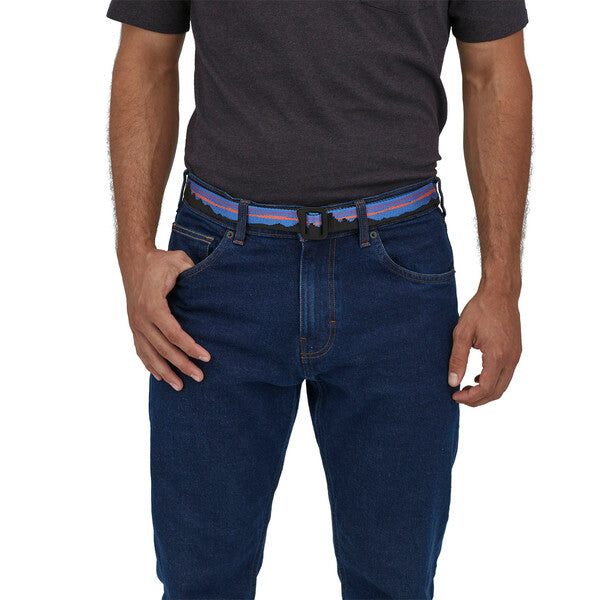 Patagonia Friction Belt - Fitz Roy Belt: Black