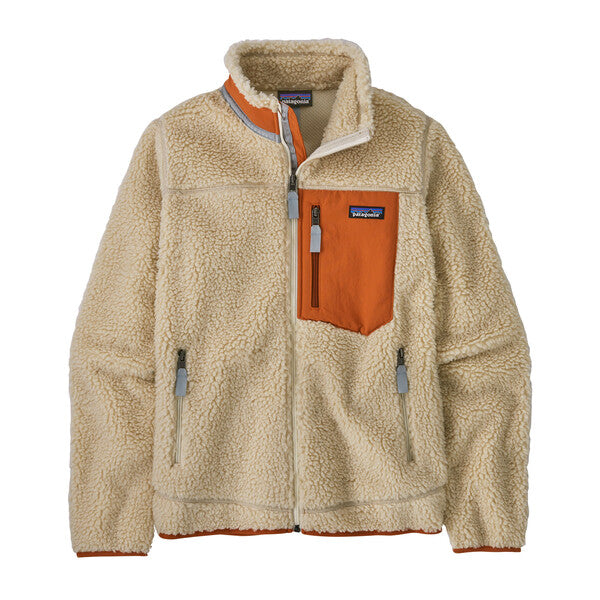 Women's Patagonia Classic Retro-X Fleece Jacket - Dark Natural/Redtail Rust