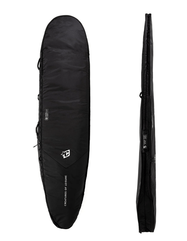 Creatures of Leisure Boardbag Longboard Day Use DT2 8'6" - Black Silver