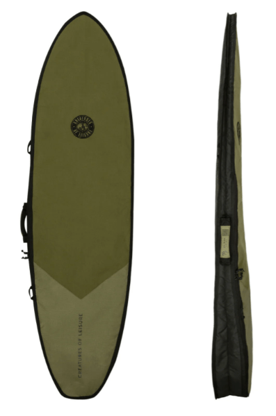 Creatures of Leisure Boardbag Mid Length Day Use Boardbag 6'7" - Military Black