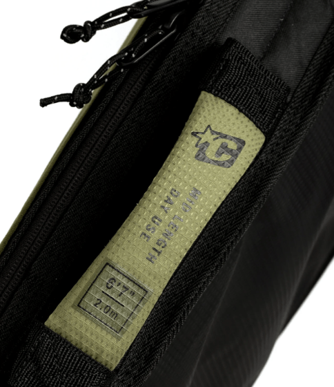 Creatures of Leisure Boardbag Mid Length Day Use Boardbag 6'7" - Military Black