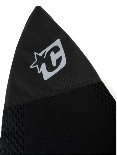 Creatures of Leisure Boardbag Shortboard Aero Lite 5'8" - Black
