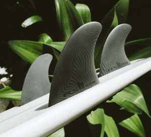 FCS Fins FCS II Reactor Neo Glass Medium Tri Fin - Ash