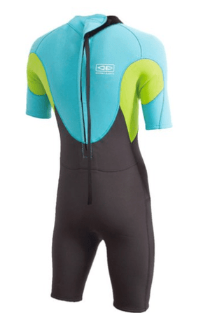 Ocean and Earth Wetsuits Ocean and Earth 2mm Youth Free-Flex Back Zip Spring Blue Lime