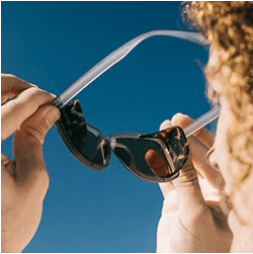 Sunski Sunglasses Couloir - Matte Mist / Amber