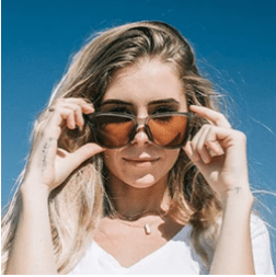 Sunski Sunglasses Couloir - Matte Mist / Amber