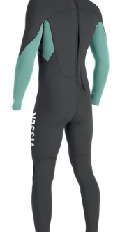 Vissla 3/2 Wetsuit Vissla 7 Seas 3/2 Boys Back Zip Full Suit - Jade
