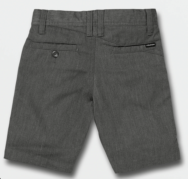 Volcom Kids Shorts Volcom Frickin Chino Short (Boys) - Charcoal Heather