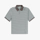 Rhythm Stripe Polo T-shirt - Charcoal