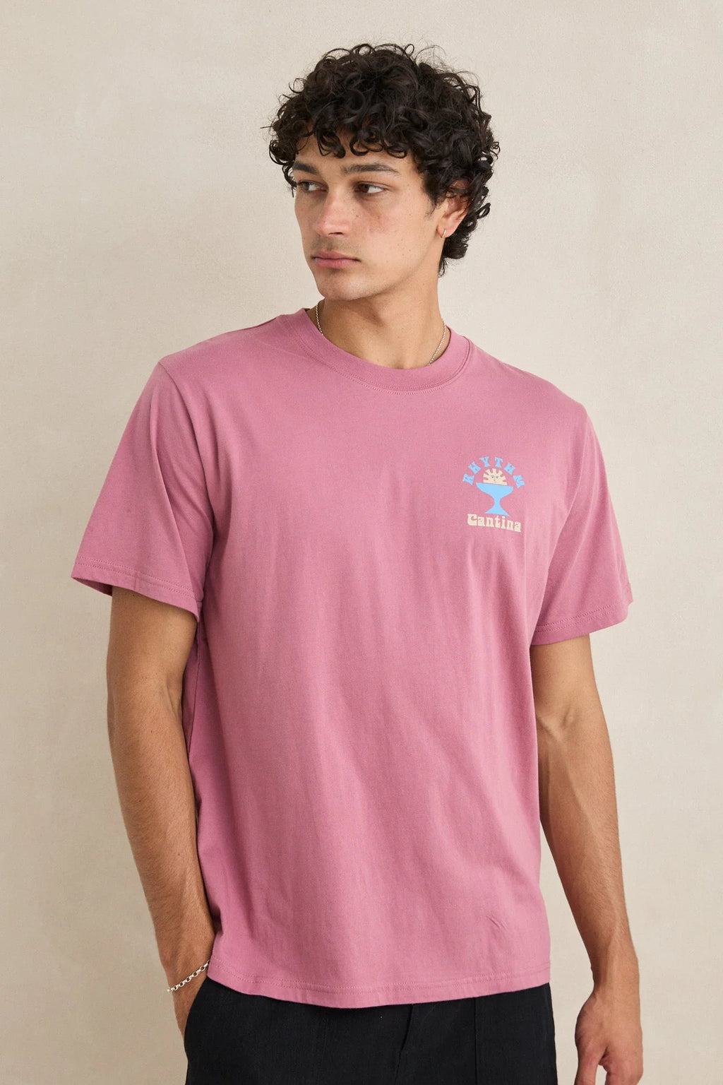 Rhythm Men's Cantina SS T-shirt - Fig