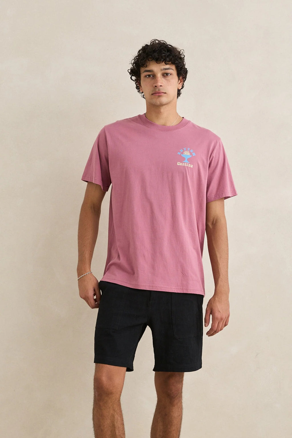 Rhythm Men's Cantina SS T-shirt - Fig
