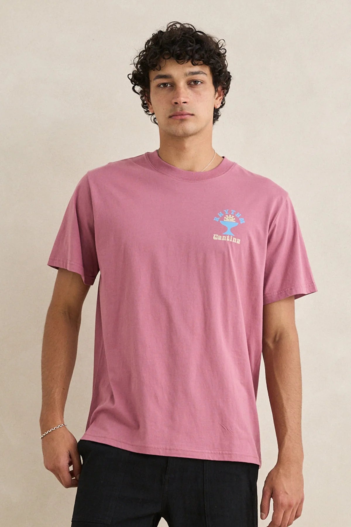 Rhythm Men's Cantina SS T-shirt - Fig