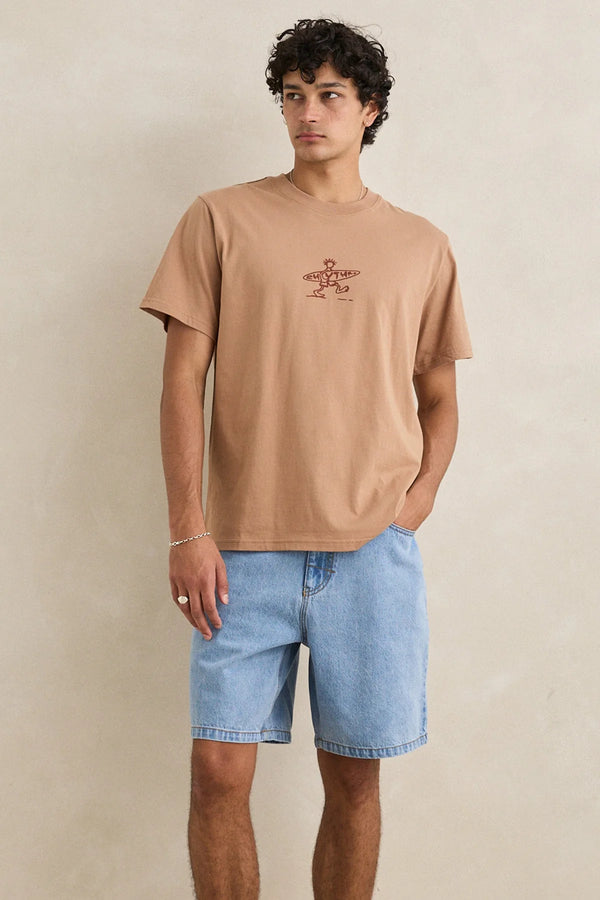 Rhythm Men's Drifter SS T-Shirt - Clay