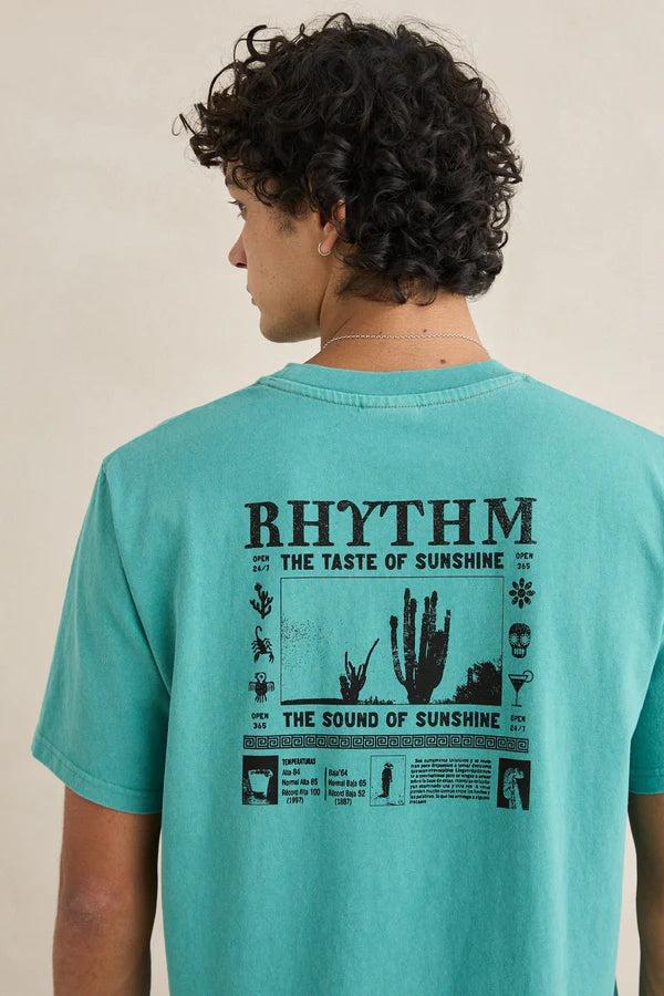 Rhythm Men's Cactus Vintage SS T-Shirt - Wasabi