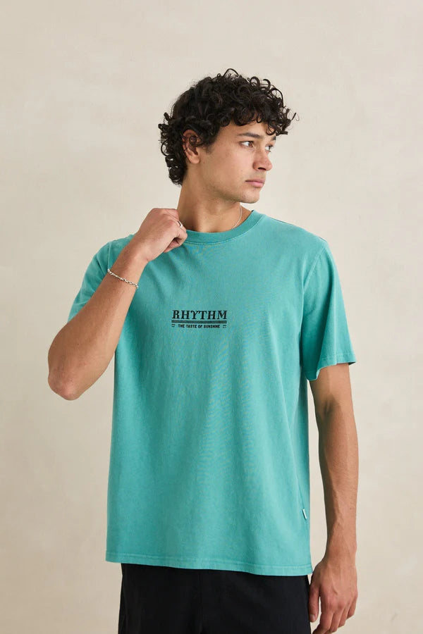 Rhythm Men's Cactus Vintage SS T-Shirt - Wasabi