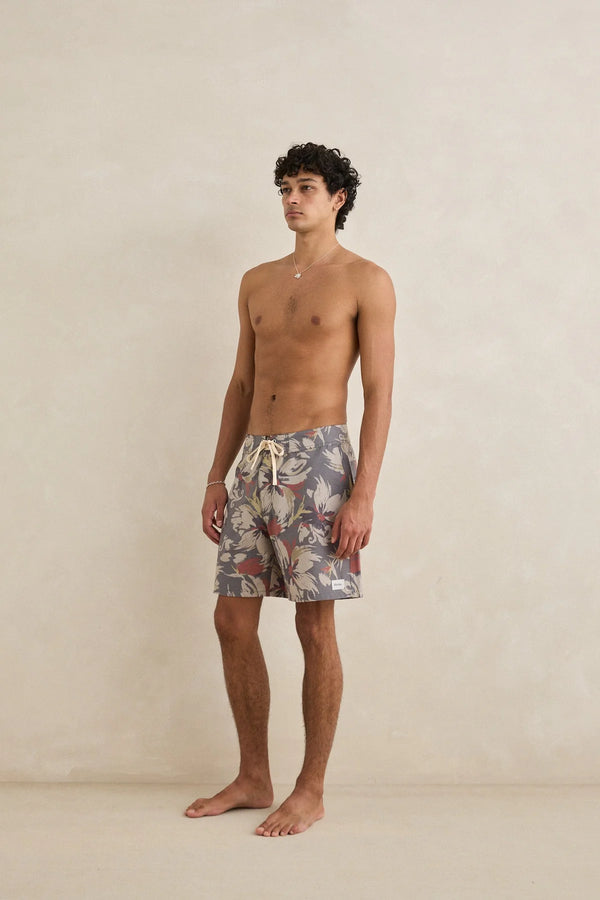 Rhythm Men's Tropical Camo Trunk Boardshorts - Camo