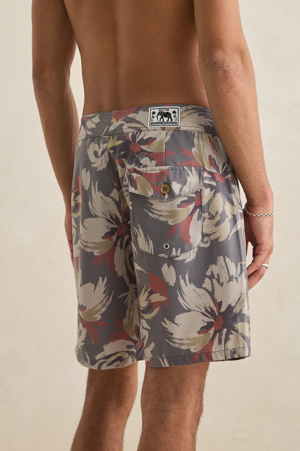 Rhythm Men's Tropical Camo Trunk Boardshorts 18"- Camo