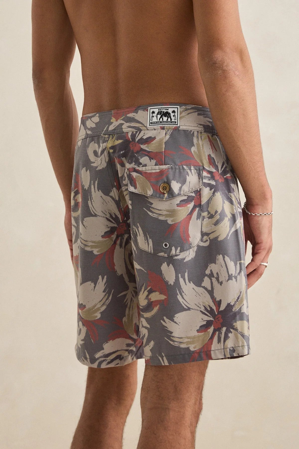 Rhythm Men's Tropical Camo Trunk Boardshorts 18"- Camo