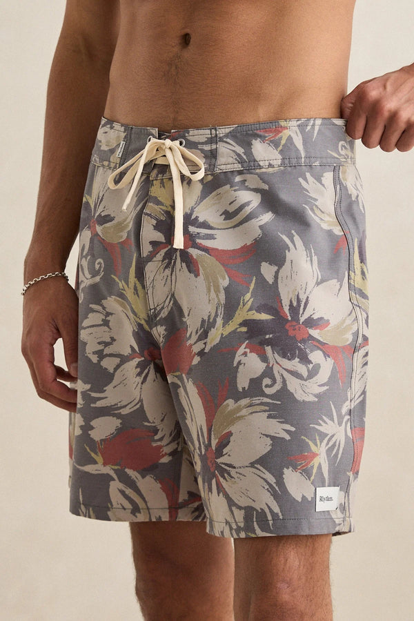 Rhythm Men's Tropical Camo Trunk Boardshorts - Camo