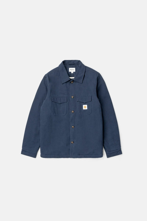 Rhythm Sherpa Lined Work Shirt - Navy