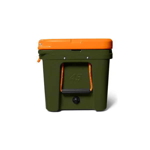 Yeti Tundra 45 Cool Box Olive / King Crab Orange