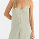 Rhythm Valley Stripe Adjustable Romper Playsuit - Ivy