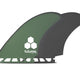 Futures Fins BMT Twin Surfboard Fins - Green/Grey