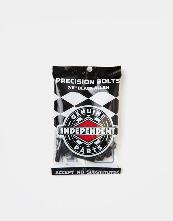 Independent 7/8" Allen Bolts for Skateboarding - Black