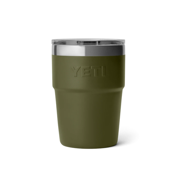YETI 16 oz (473 ml) Rambler Stackable Cup With MagSlider Lid - Olive / King Crab Orange