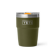 YETI 16 oz (473 ml) Rambler Stackable Cup With MagSlider Lid - Olive / King Crab Orange