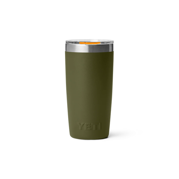 YETI Rambler 10oz tumbler - Olive / King Crab Orange