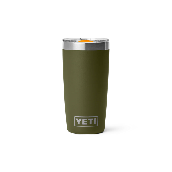 YETI Rambler 10oz tumbler - Olive / King Crab Orange