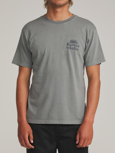Katin Topanga Tee - Graphite Vintage Wash