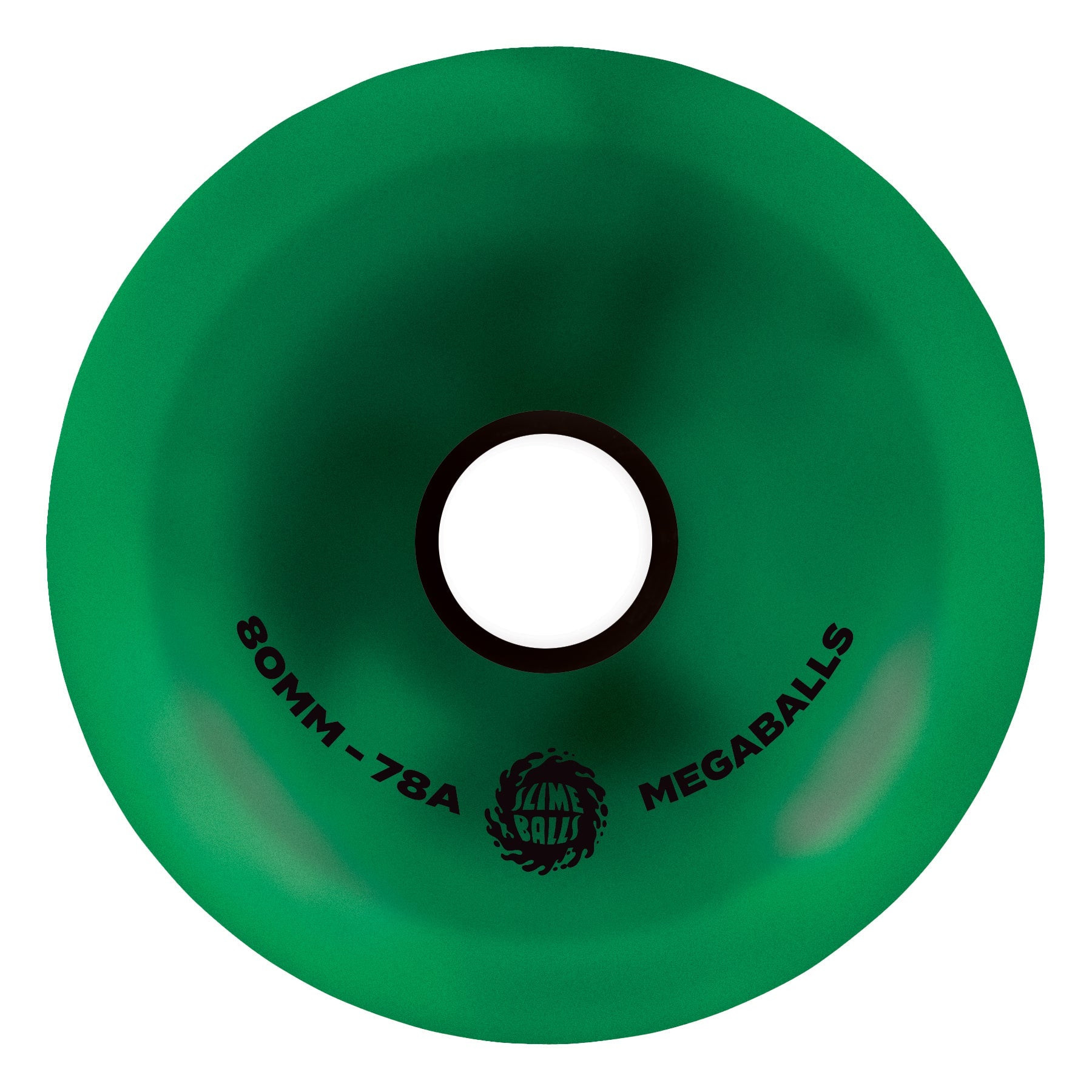 Slime Balls Mega Balls 80mm Skateboard Wheels - Metallic Green -  78a