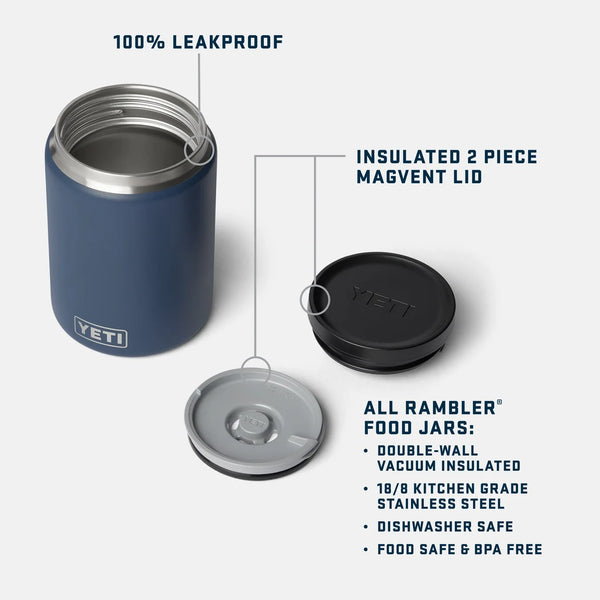 Yeti 24 oz (710 ml) Insulated Food Jar Olive / King Crab Orange