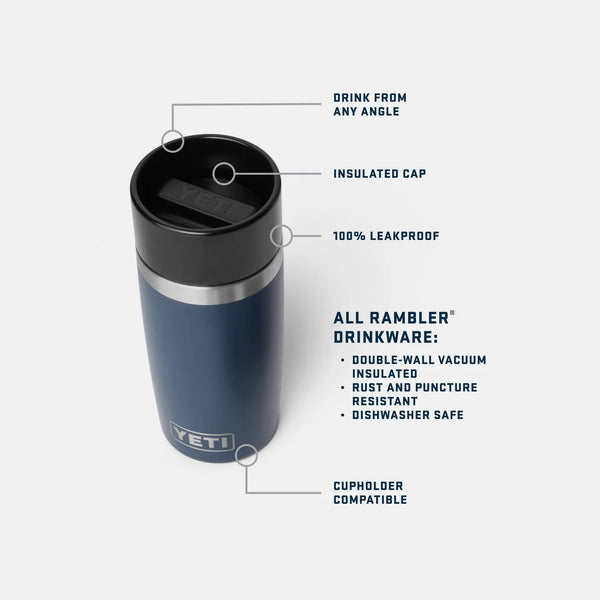 YETI 12 oz (355 ml) Travel Bottle With Commuter Cap - Olive / King Crab Orange