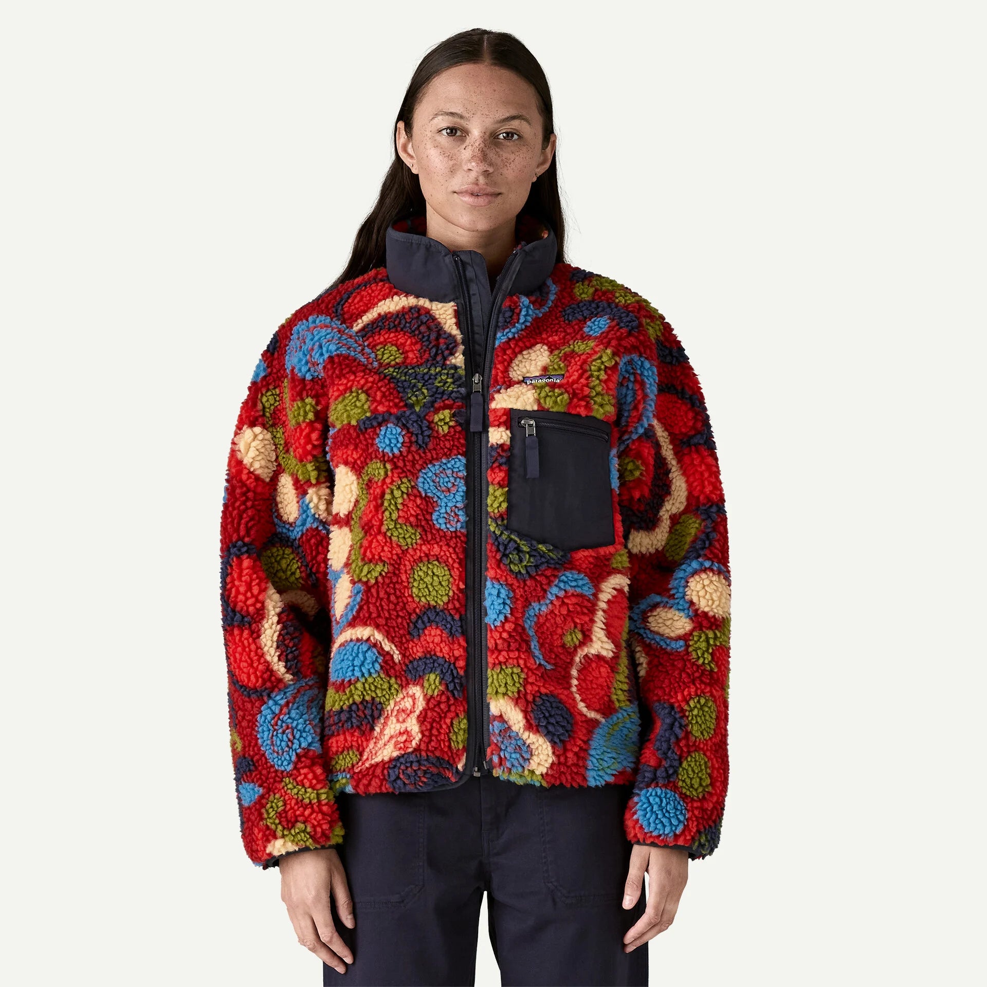 Patagonia Women's Classic Retro-X® Fleece Vest River River: Amanita