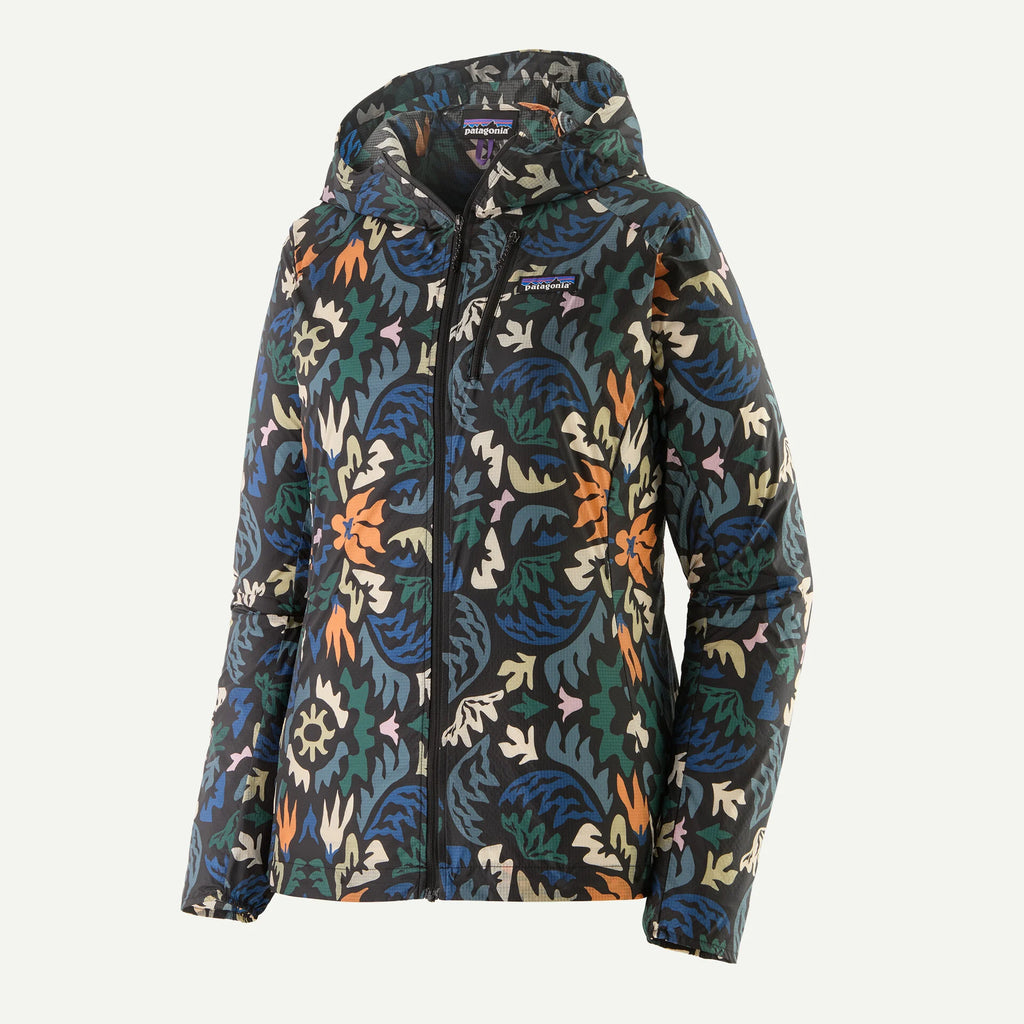 Patagonia Women's Houdini Windbreaker Jacket - Kaleido: Black