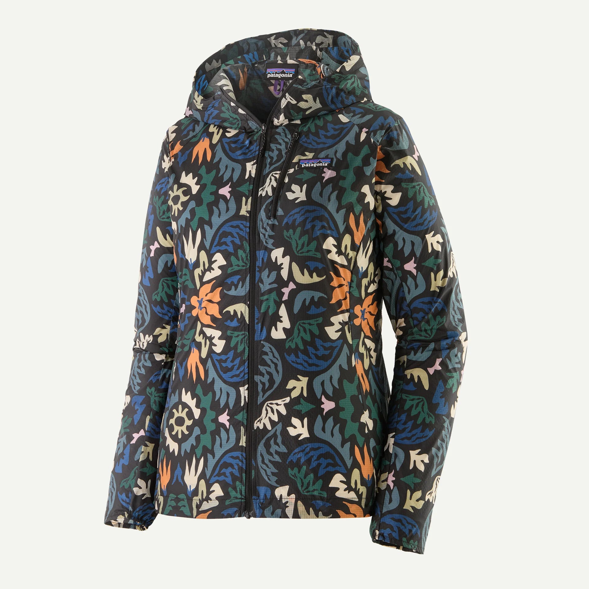 Patagonia Women's Houdini Windbreaker Jacket - Kaleido: Black