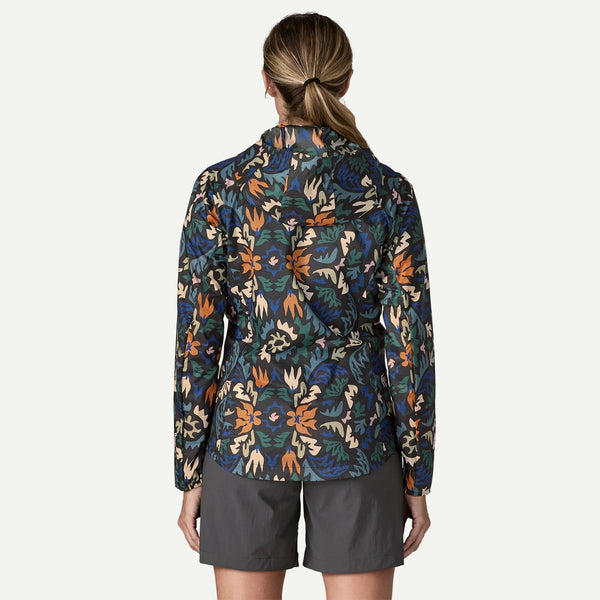 Patagonia Women's Houdini® Windbreaker Jacket - Kaleido: Black