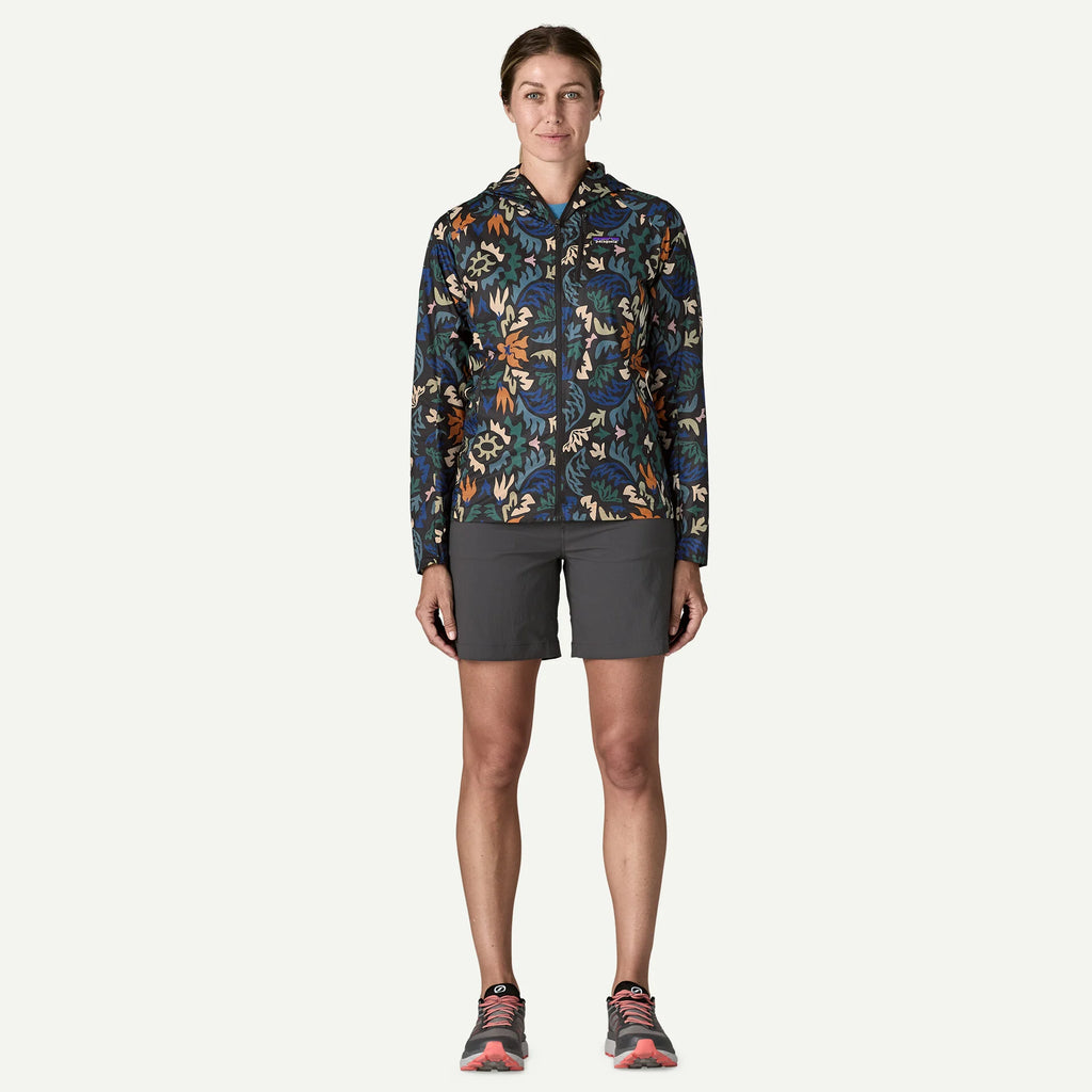 Patagonia Women's Houdini Windbreaker Jacket - Kaleido: Black