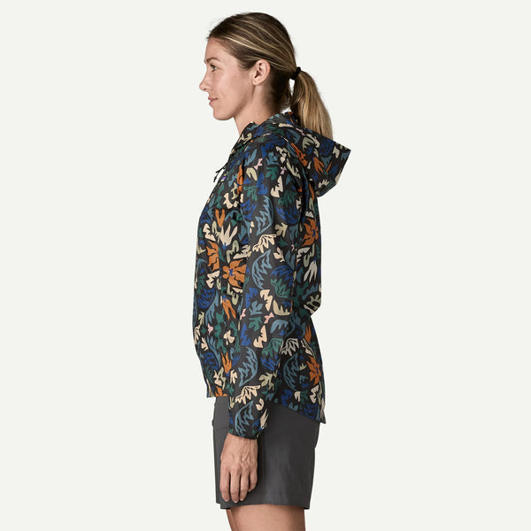 Patagonia Women's Houdini® Windbreaker Jacket - Kaleido: Black