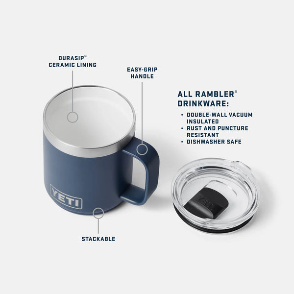 YETI 10 oz (295 ml) Stackable Mug With DuraSip™ Ceramic Lining  - Ridgeline