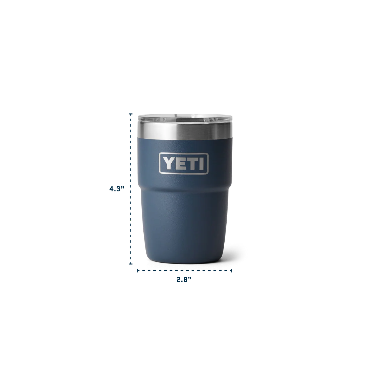 YETI 8 oz (236 ml) Rambler® Stackable Cup With DuraSip™ Ceramic Lining - Tropical Pink