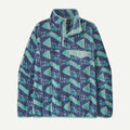 Patagonia Women's Lightweight Synchilla Snap-T Fleece Pullover - Jaguar Geo: Blue Sage
