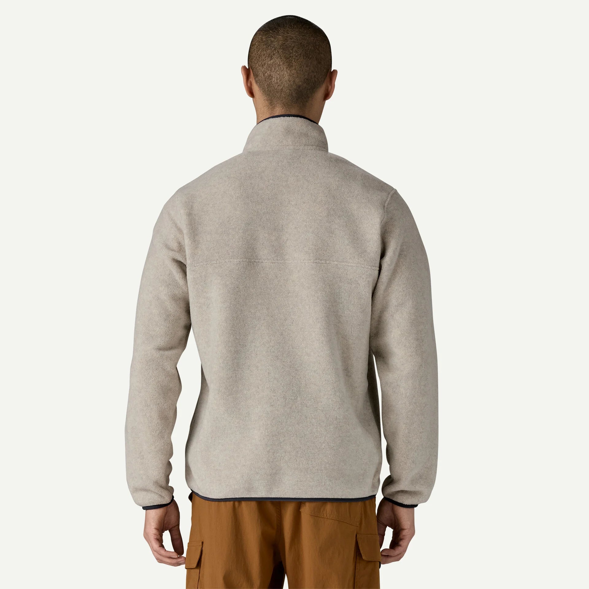 Patagonia Men's Lightweight Synchilla Snap-T Fleece Pullover - Kaleido: Black