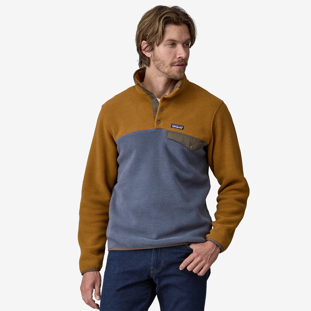 Patagonia Men's Lightweight Synchilla Snap-T Fleece Pullover - Shelter Brown