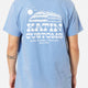 Katin Drainer T-shirt - Bay Blue Sand Wash