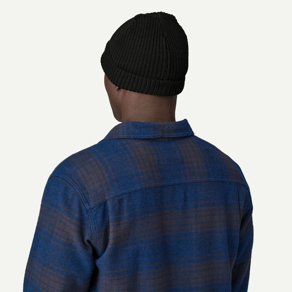 Patagonia Fishermans Rolled Beanie - Black
